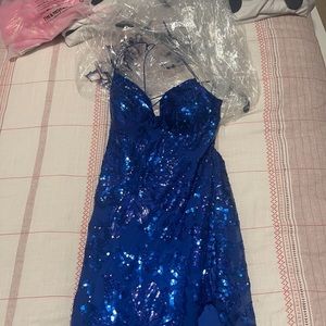 Dillards Blue Prom dress